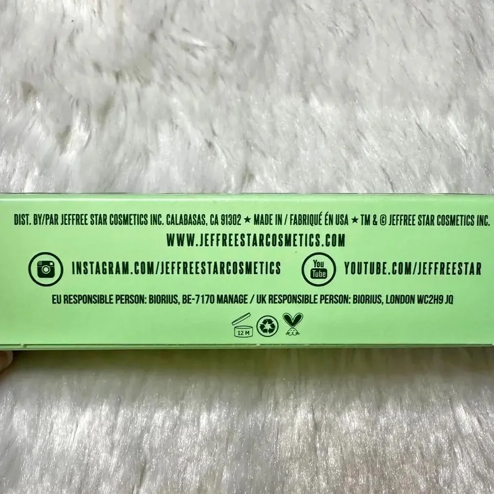 NIB Jeffree Star The Gloss Lip Gloss in Peach Price Tag Full Size 4.5ml